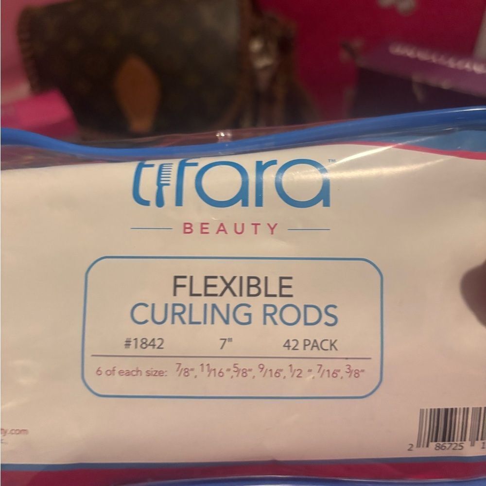 Flexible Curling Rods - Blue and White